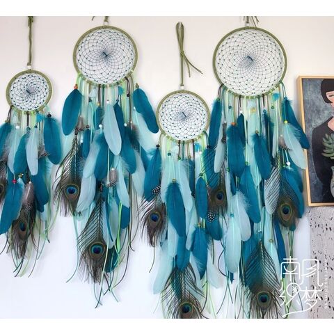 Handmade Home Decor Green Blue Feather Dreamcatchers Natural Crystal Quartz  Gemstone Dream Catcher, Handmade Dreamcatchers Home Decor, Natural Crystal  Quartz Dream Catcher, Green Blue Feather Dreamcatchers - Buy China  Wholesale Dream Catcher