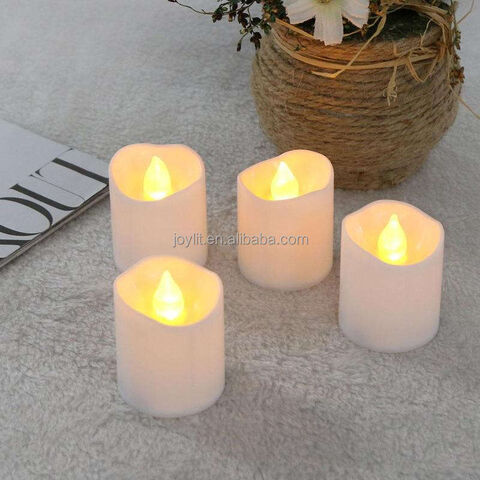 Mini Vela LED Pilar, Luzes Decorativas, Vela Artificial a Bateria LED, Luz Branca Quente Romântica for sale at factory direct price