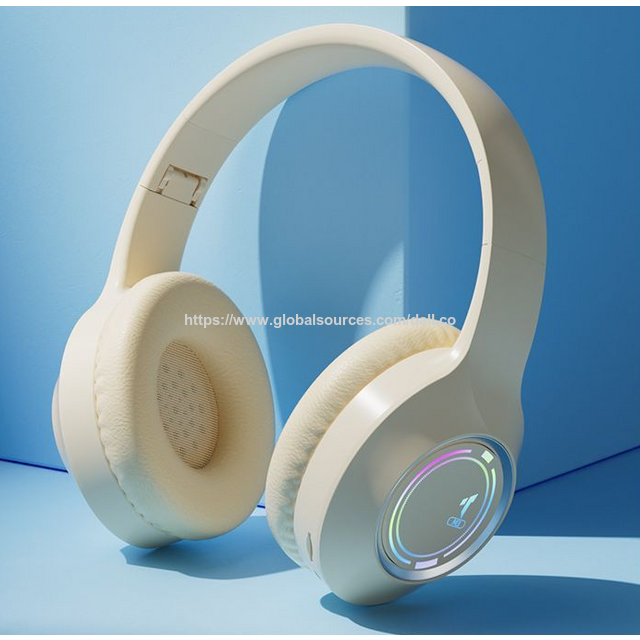 Auriculares Bluetooth de Diseño Nuevo a Precio de Fábrica, Cascos Plegables On/Over-Ear con Cancelación de Ruido Inalámbricos BT5.3 para Móviles/PC