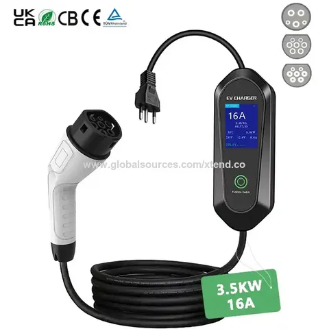China 22KW 3Phase Double 16A Charging Guns AC EV Charger
