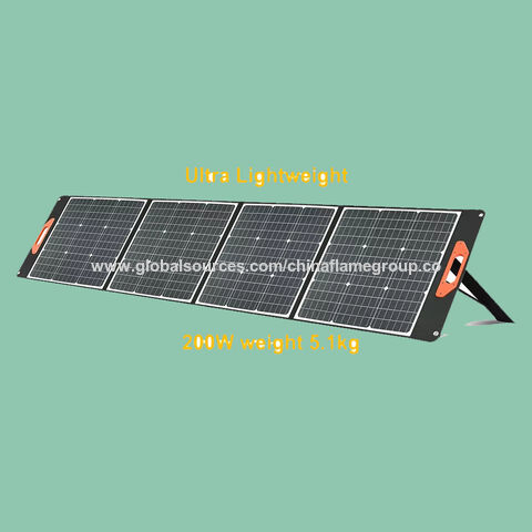 Módulo de panel solar plegable ligero de 200w de venta caliente