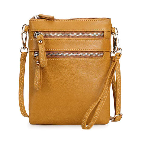 Buy Inkmilan Yellow Lightweight Crossbody Bag Online