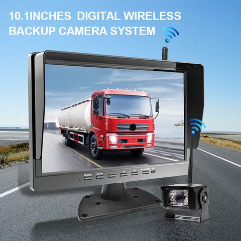 2.4G Wireless Car 4.3 Inch Monitor Reversing Rear View Backup Camera System  Night Vision Vehicle Camera for 12-24V Truck Trailer