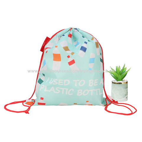 Drawstring backpack bulk hot sale