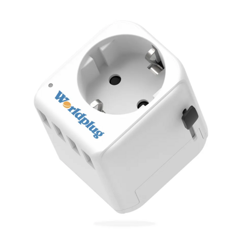 Worldplug Direkt Ab Werk Hochwertiger geerdeter Reiseadapter Europäischer Universal-Reiseadapter mit 4 USB for sale at factory direct price