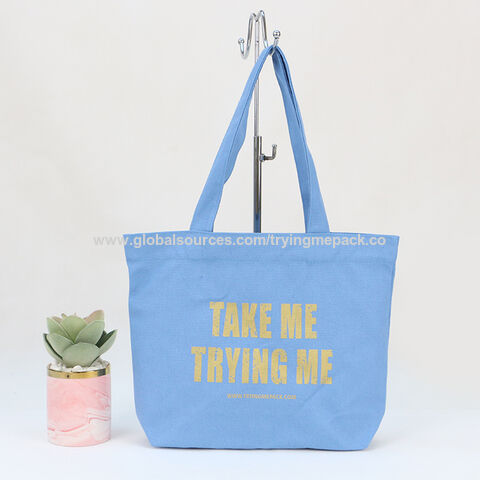 Buy Wholesale China Wholesale Custom Printed Cotton Shopping Bag Eco friendly Tote Bag 100 Cotton Cloth Bag Recyclable Disposable Cotton at USD 0.645 Global Sources