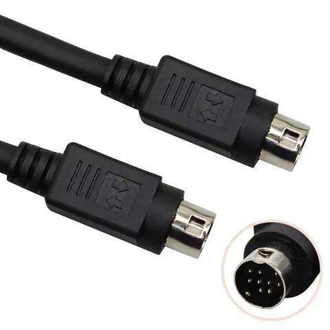 Conectores Mini DIN de 3, 4, 5, 6, 7, 8, 9, 10 pinos, cabo Mini DIN, Micro DIN, conjuntos de conectores macho fêmea, cabo adaptador Mini DIN de 13 pinos, 3 pinos, 4 pinos