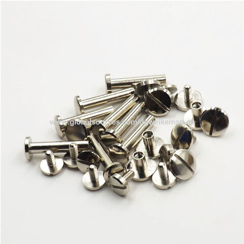 10 Sets 15mm 20mm Solid brass Chicago screws rivets for leather