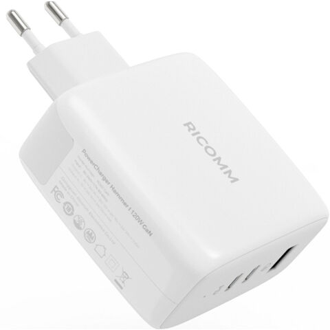 120W GaN Wall Charger & 2M UK USB-C Cable