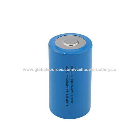 ER34615 Li-SOCl2 Lithium Thionyl Chloride Primary Battery Supplier
