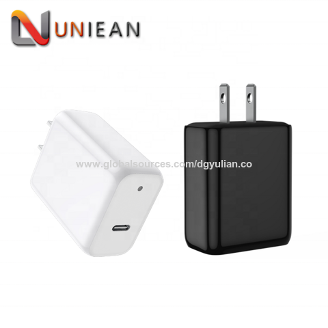 Tipo rápido cargador de la pared de GaN 20W del tipo C del control de calidad del paladio del adaptador USB C del teléfono 20W del AU for sale at factory direct price
