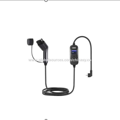 Câble de charge d'urgence pour VE Schuko vers Type 2 (pour voitures américaines en UE)