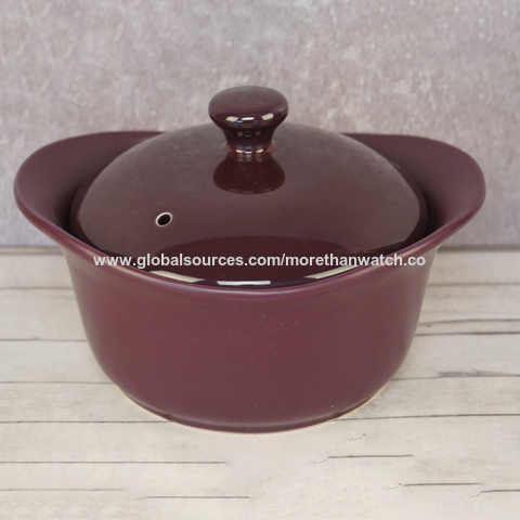Pot Enamel Stew Kitchen Pots Cooking Soup Bowl Serving Casserole