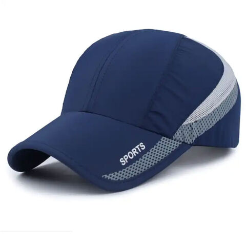 Baseball Cap Quick Drying Sun Hats Unisex Breathable Sport Pure Color Women