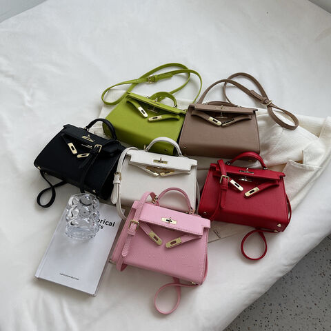 New Cute Type Ladies PU Handbag High Quality 2020 Hot Sale Small Girls Exquisite Color Matching Casual Fashion Small Square Bag