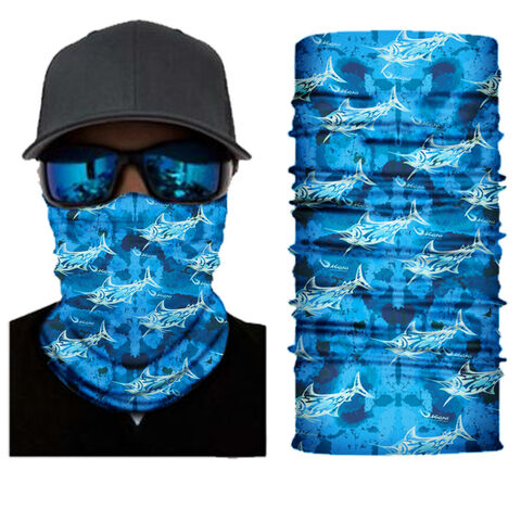Neck Gaiter Face Mask Scarf Cover Sun Bandanas for Men Breathable Fishing
