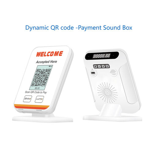 2g/4g/wifi Payment Voice Speaker Sound Box With Qr Code Z10-b - China ...