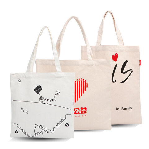 Buy Wholesale China Custom Printed Canvas Bag Manufacturers Blank Canvas  Tote Bag Cotton Blank Canvas Bags Shopping & Bag at USD 0.1