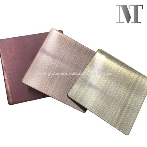 Best Selling Products Satin Bronze Stainless Steel Sheets Free Samples -  China Satin Bronze Stainless Steel Sheets, Stainless Steel Sheet