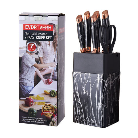 7pcs Stainless Steel Kitchen Knife Set High Quality Chef Knives Set