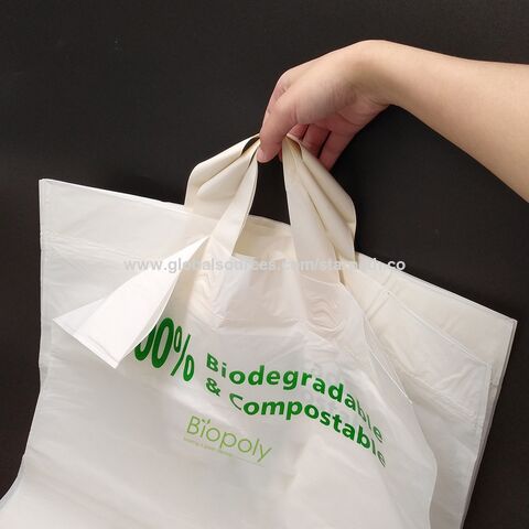 custom printing PLA Biodegradable Shopping Bags