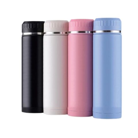 500Ml Bullet Thermos Bottle Set Double-Layer Stainless Steel