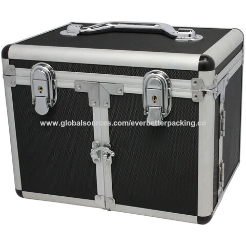 Portabale Aluminum Trolley Makeup Case with Tray - China Beauty
