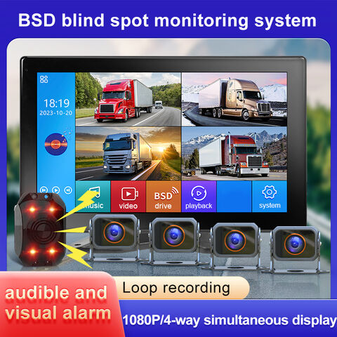 Reproductor MP5 con Pantalla Táctil para Imagen de Reversa de Camión, Pantalla de 10.1 Pulgadas, Grabadora de Estacionamiento de Vigilancia, Sistema de Alarma BSD de Detección de Punto Ciego para Vehículos for sale at factory direct price