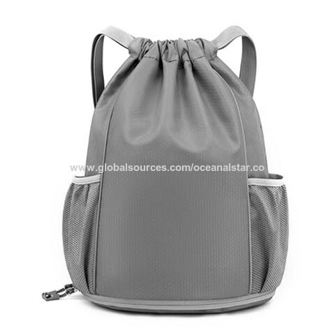 Gym Bag Drawstring Backpack X-Large Sports Bag with Inner Zipper Pocket for  Men Women Waterproof Cinch Gym Ball Bag - China Gym Bag and Bag price