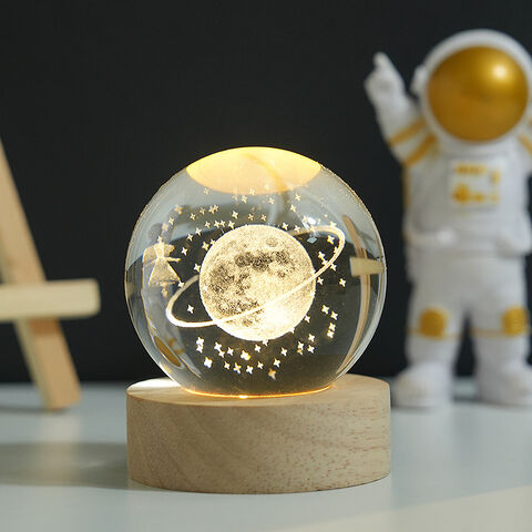3D Crystal ball Crystal Planet Laser Engraved Solar System Globe Astronomy  Gift Birthday Gift Glass Sphere Home Decoration - AliExpress