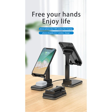 Cargador Inalámbrico para iPhone - Base de Carga 2 en 1 con Cargador USB, Soporte de Carga Magnético Carga Rápida para iPhone for sale at factory direct price