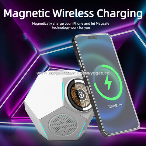 Buy Wholesale China Magnetic Speaker Stand For Iphone W/wireless Charging  (compatible With Magsafe) 2024 Cool Tech Present For Men, Women And Teens &  Magnetic Wireless Charger at USD 9.5