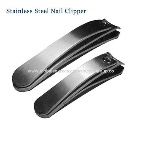 Fingernail Clippers with Catcher for Thick Nails No Splashing Toe Nail  Cutter, No Splashing and Heavy Duty Luxury Nail Cutter Black