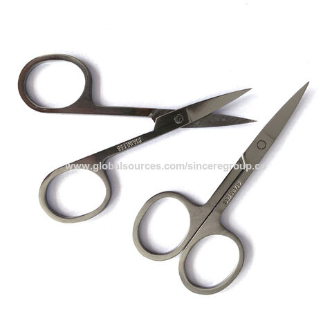 2pcs Stainless Steel Beard Scissors, Beauty Scissors, Fishing Line Scissors  