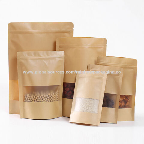 Buy Wholesale China Food Grade Paper Bags Takeaway Packaging Bag