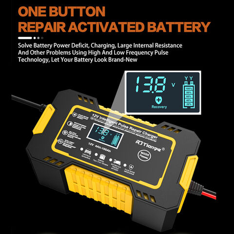 Buy Wholesale China High Quality Rechargeable Battery Charger,24v 12v 6a 8a  10a Intelligent Car Battery Charger & Battery Charger at USD 26