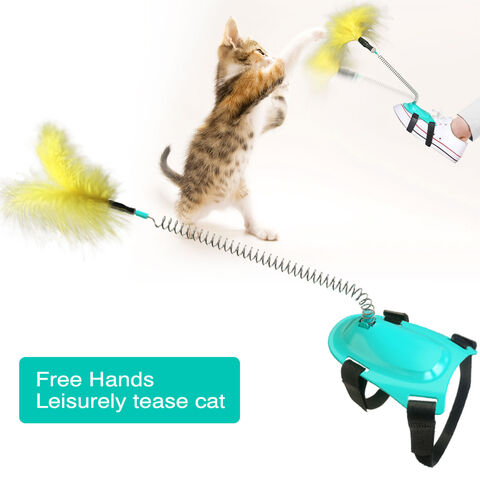 Hot Sale Cat Toys Hemp Rope Kitten Interactive Stick Funny Cat