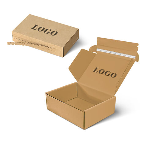 Single Premium Brown Kraft Mini 4.5 Pizza Box Sample 4 1/2 X 4 1/2 X 1  Folding Cardboard Boxes Custom Printing Available 