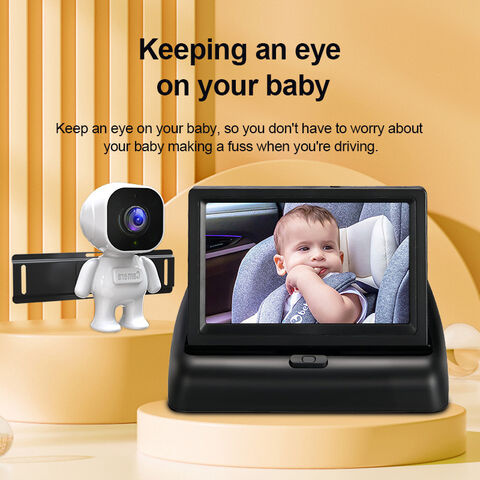 Baby Car Mirror Monitor Back Seat Baby Camera Wide View 12V Cigarette  Lighter
