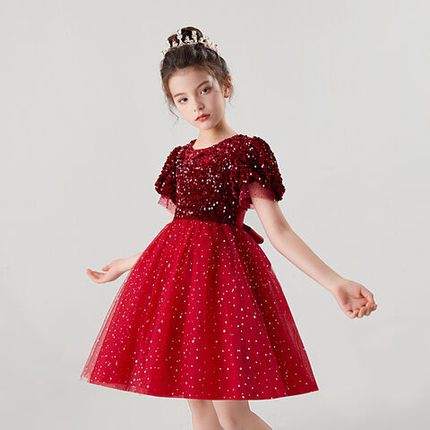 Buy Wholesale China Girl Sequins Dress For Birthday Party 3-12y