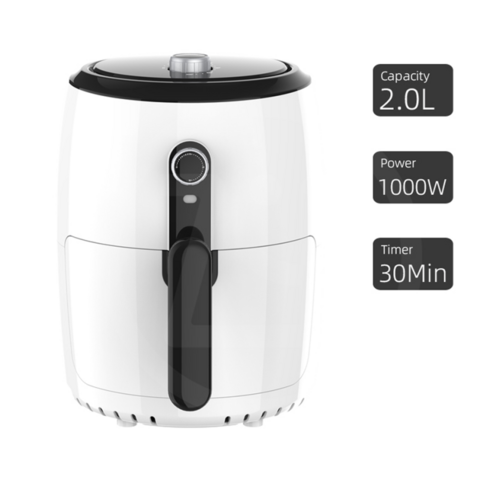 Buy Wholesale China Supplier Personal 2l Mini Dual Mechanical Knob Air Fryer  Overheat Protection Timed Oilless Electric Air Oven Oil Free Cooker & Air  Fryer at USD 14