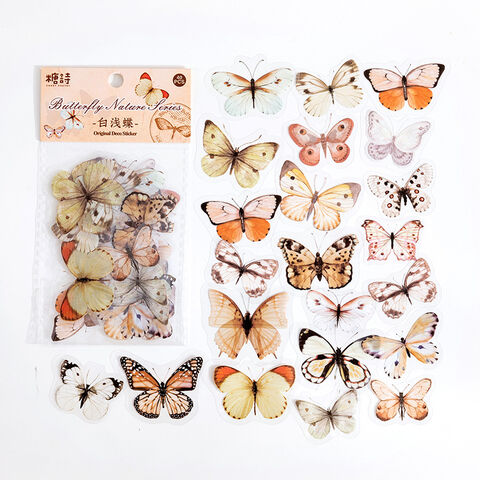 Buy Wholesale China New Per Pack Butterfly Nature Series Pack Retro Art ...