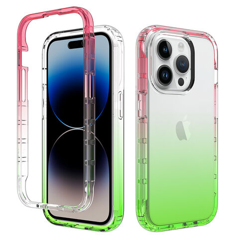 Custom Two-color Gradient Tpu Pc Fall Proof 2-in-1 Double-layer Phone Case For Iphone 15 14 13 12 11 Pro Max Protective Cover, Shockproof Phone Case, Anti Scratch Phone Case, Acrylic Phone Case - Custom Two-color Gradient Tpu Pc Fall Proof 2-in-1 Double-layer Phone Case For Iphone 15 14 13 12 11 Pro Max Protective Cover, Shockproof Phone Case, Anti Scratch Phone Case, Acrylic Phone Case -