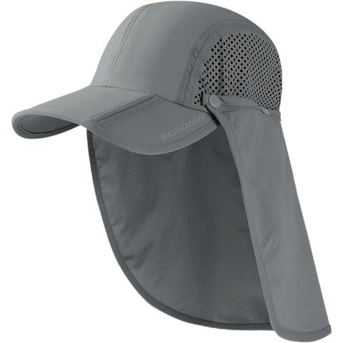 Foldable Waterproof Baseball Cap Detachable Neck Flap Portable