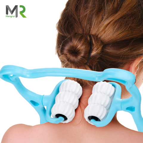 Multifunctional Manual Six-Wheels Roller, Neck Massager, Handheld Muscle  Self-Massage Device, For Muscle Relaxation