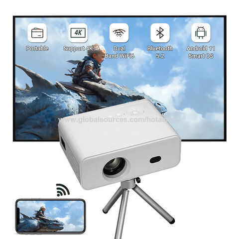 Mini Proyector Hy300 Android 11 Wifi 180° 1280x720p