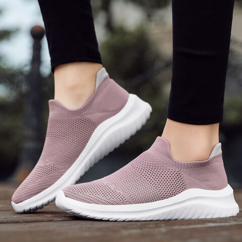 Mocasines de Tela para Mujer para Todas las Estaciones: Zapatos Transpirables sin Cordones con Suela TPR Antideslizante para Comodidad al Aire Libre for sale at factory direct price