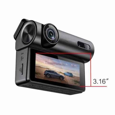 3 Channel 4K Dash Cam, WiFi Dual Dash Camera for Cars, 3 Channel Dash Cam  with APP, WDR Loop Recording, GPS, 24 Hours Parking Monitor, G-Sensor,  Night Vision, Emergency Lock, Support 256GB