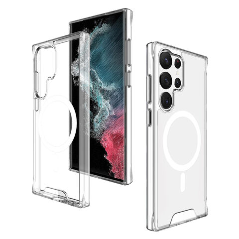 Buy Wholesale China Vmax Clear Magnetic Pattern Cover For Samsung S23 Ultra  Charging Ring Cases For Galaxy S22 S24 Plus S20 S21 Fe Tpu Pc Phone Cover & Phone  Case at USD