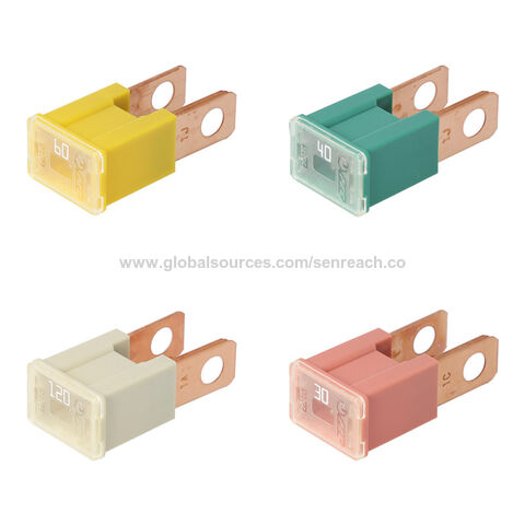 Precio de fábrica FLM Terminales macho automáticos tipo japonés Fusible Jcase recto cuadrado de 60 amperios 120 amperios 32 V para dispositivos eléctricos for sale at factory direct price
